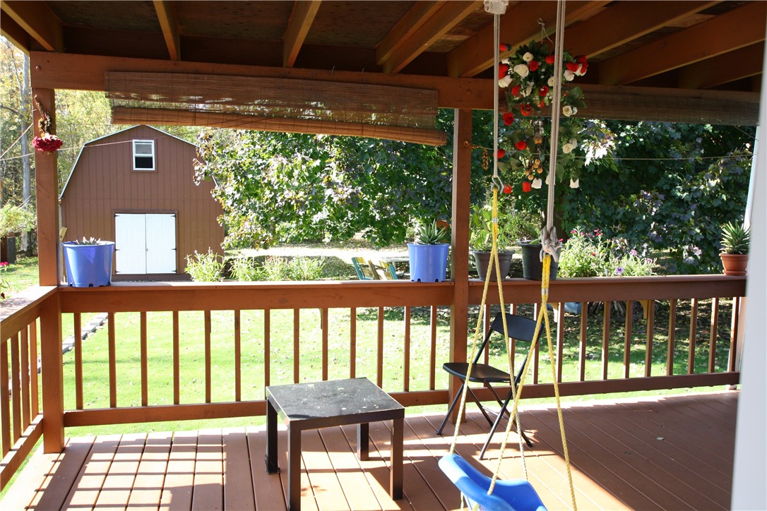 2879 Manitou Road Ogden, NY 14624 - Photo 23 of 27 View of barn from deck/porch