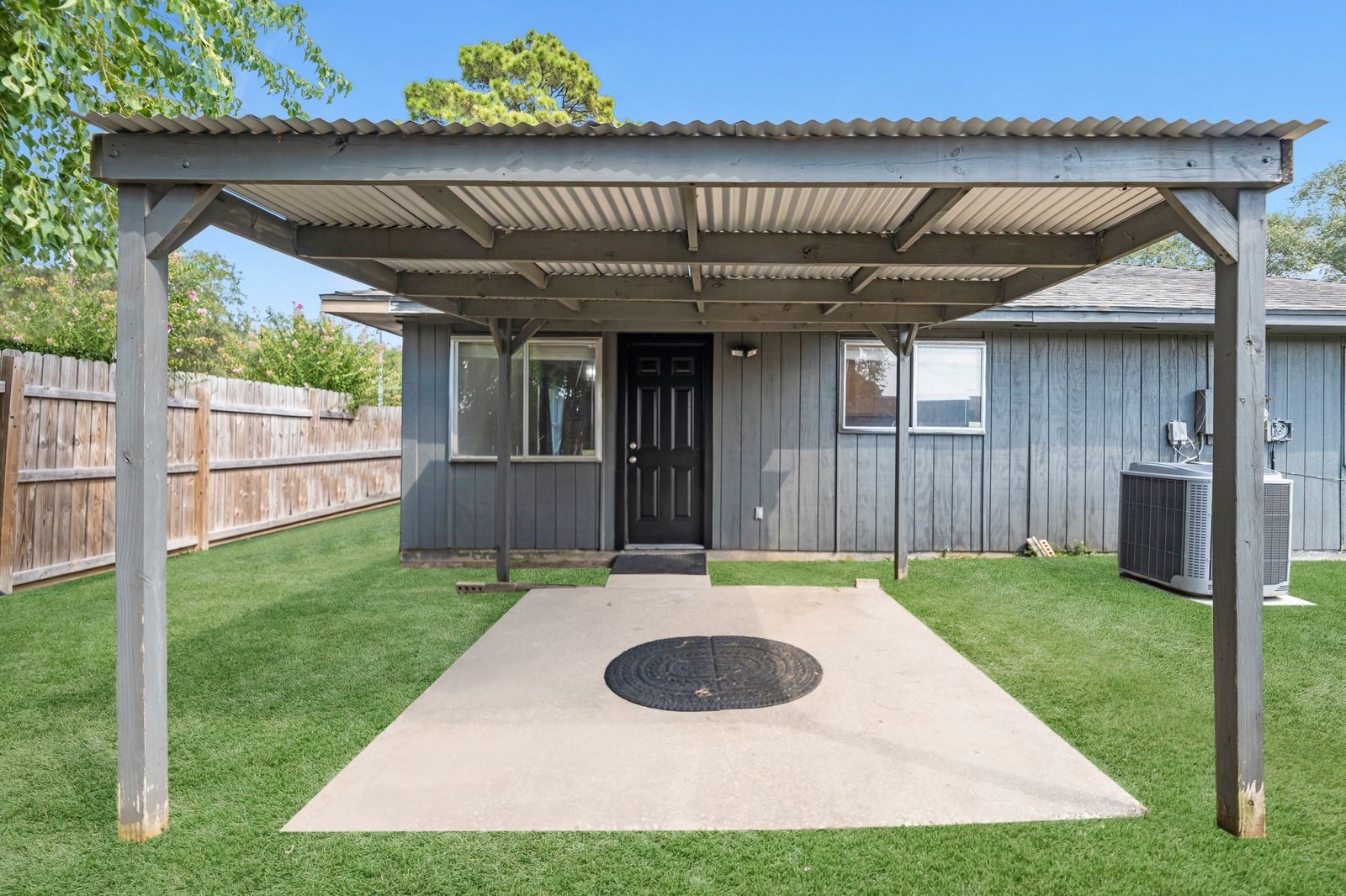 20931 Fernhollow Lane Spring, TX 77388 - Photo 23 of 24 a view of a porch with a backyard