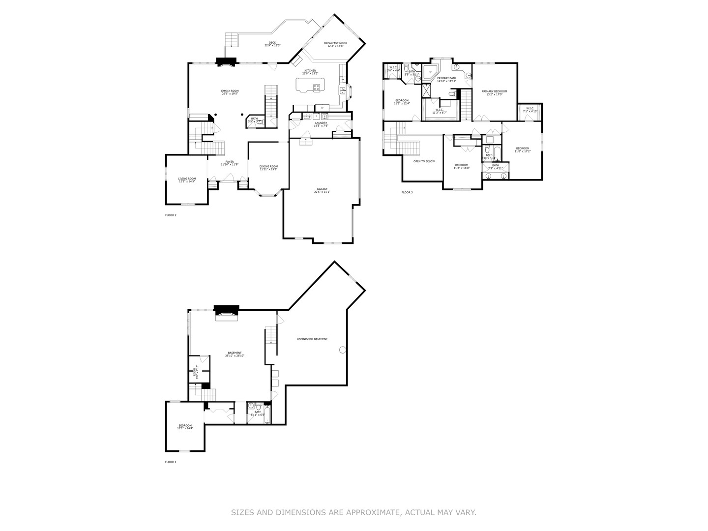 310 Belle Foret Drive Lake Bluff, IL 60044 - Photo 31 of 31 a picture of floor plan