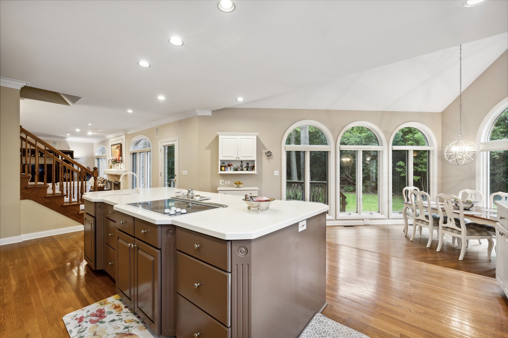 310 Belle Foret Drive Lake Bluff, IL 60044 - Photo 9 of 31 a view of a kitchen with a sink and a large window