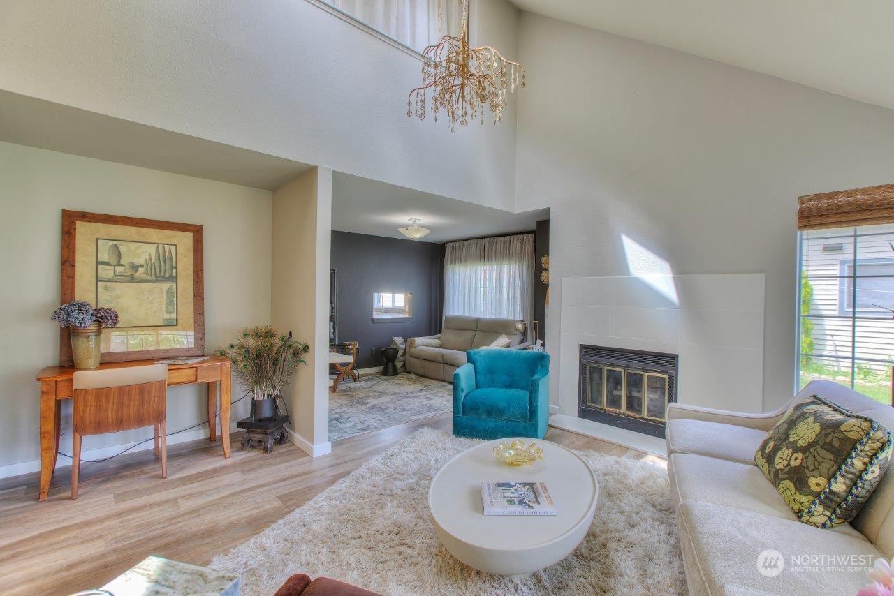 32911 4th Lane South Federal Way, WA 98003 - Photo 10 of 19 a living room with furniture and a fireplace