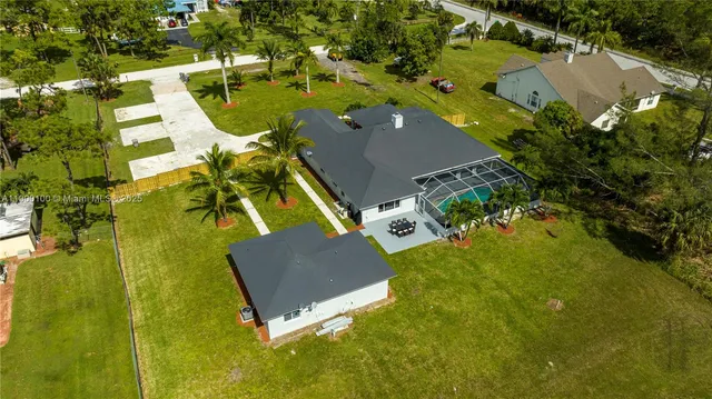 a house with garden space