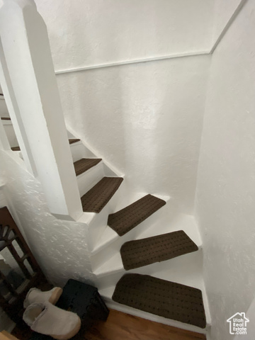 350 West Main Street Emery, UT 84522 - Photo 7 of 28 Stairs with wood finished floors