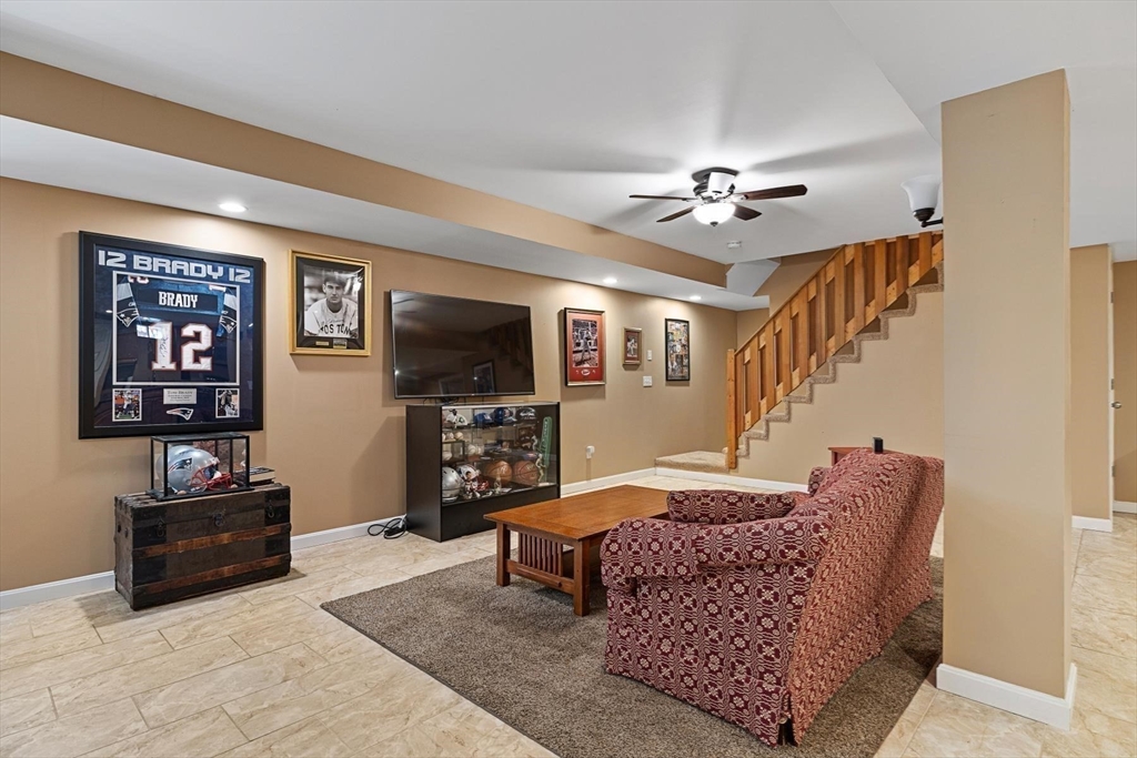 297 Manchaug Road Sutton, MA 01590 - Photo 21 of 40 a living room with furniture and a flat screen tv