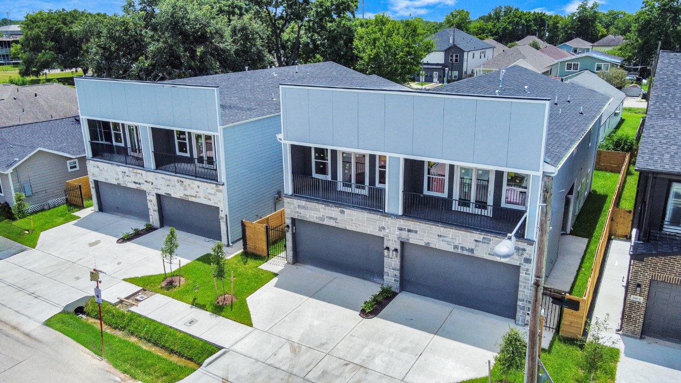 8312 Comal Street Houston, TX 77051 - Photo 13 of 17 an aerial view of a house with a yard