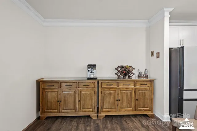 a view of storage and utility room with washer and dryer