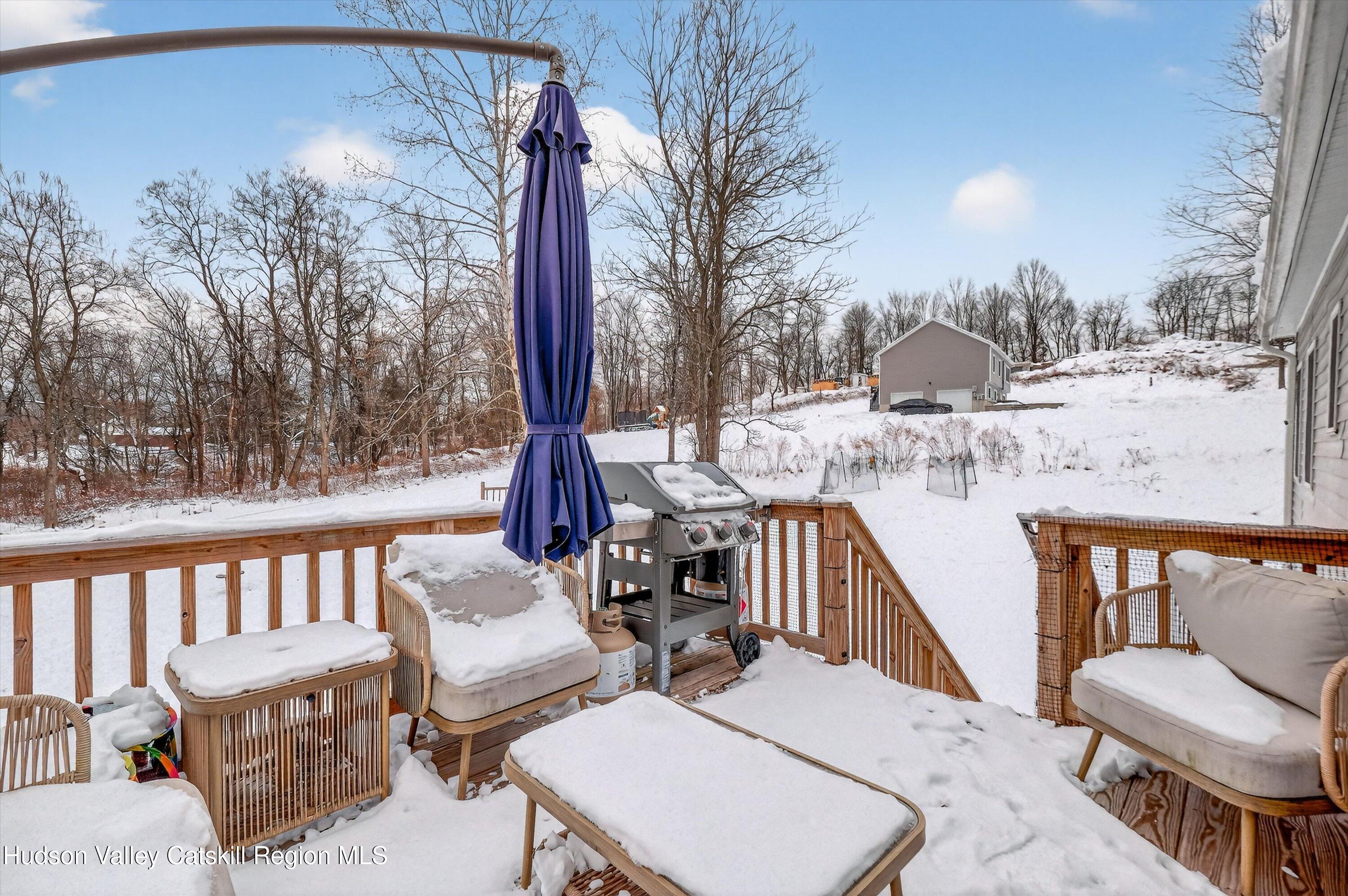 5 3rd Street Milton, NY 12547 - Photo 25 of 31 a view of balcony with furniture and wooden deck