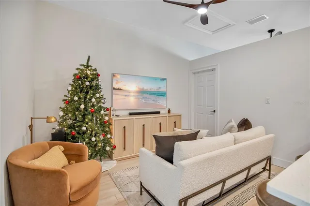 a bathroom with 2 sink and a mirror