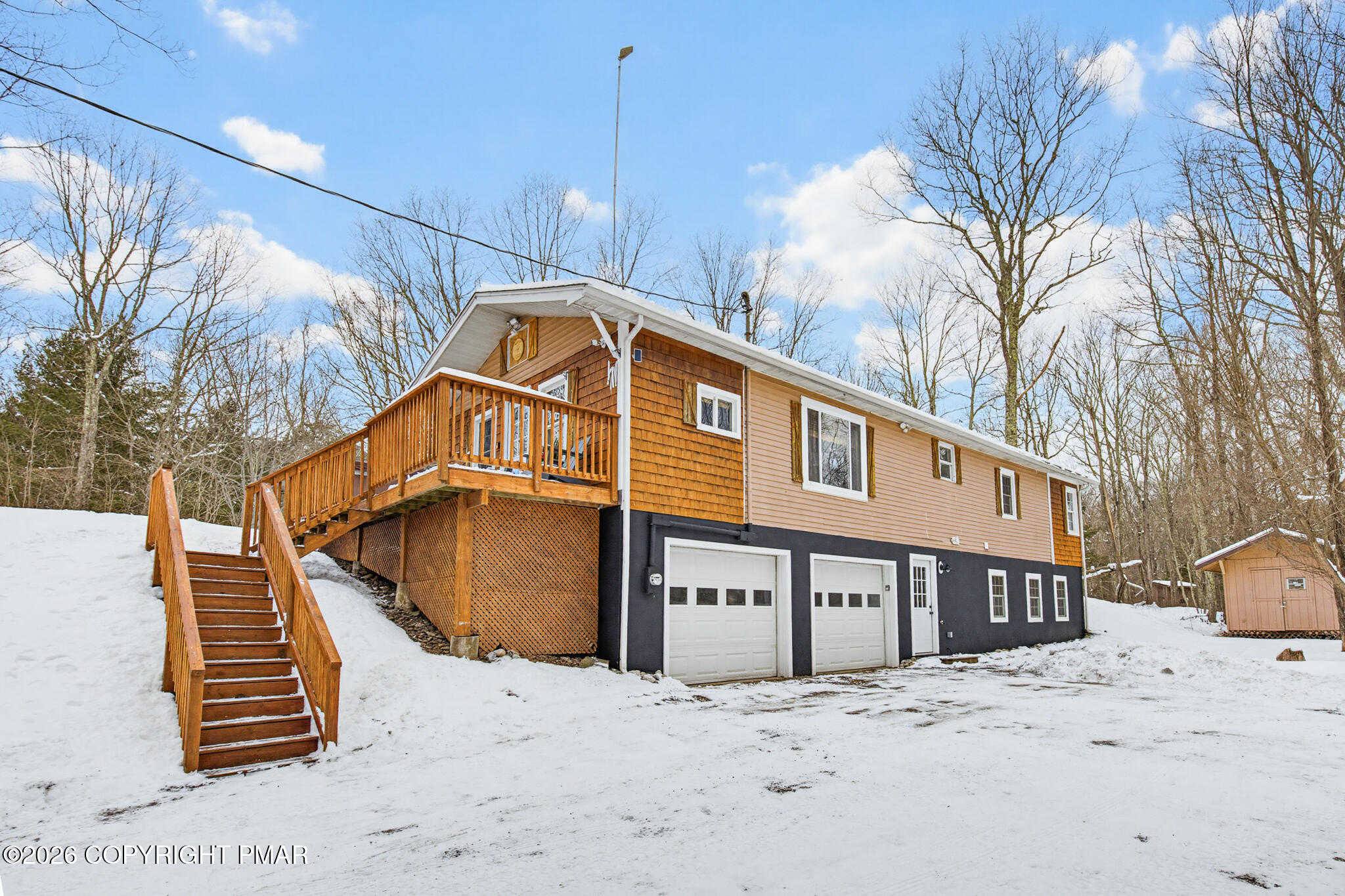 1109 Silver Lake Road Dingmans Ferry, PA 18328 - Photo 4 of 52 Attached Garage View
