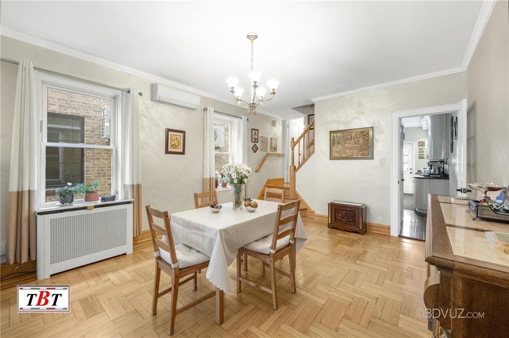 2515 Avenue R Brooklyn, NY 11229 - Photo 10 of 30 a view of a dining room with furniture and a chandelier