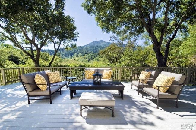 37 North Ridgewood Road Kentfield, CA 94904 - Photo 1 of 1 a outdoor living space with furniture and a potted plant