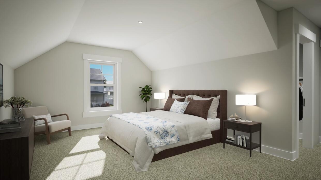 Lot 31 Spirit Bear Way Freeport, FL 32439 - Photo 19 of 29 a bedroom with a bed and a lamp with window