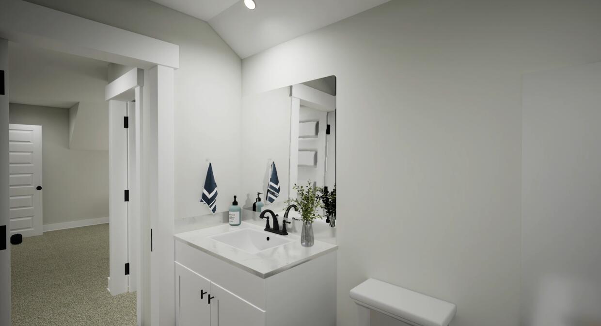 Lot 31 Spirit Bear Way Freeport, FL 32439 - Photo 21 of 29 a bathroom with a sink a toilet and mirror