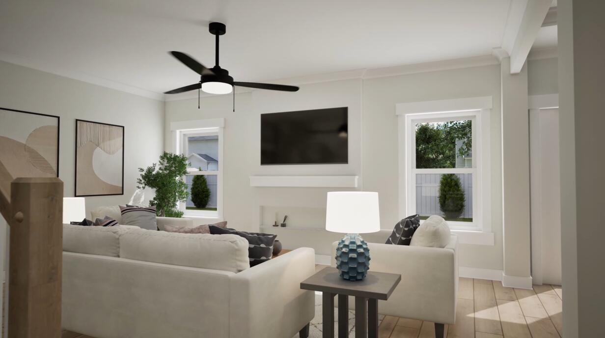 Lot 31 Spirit Bear Way Freeport, FL 32439 - Photo 5 of 29 a living room with furniture a flat screen tv and a window