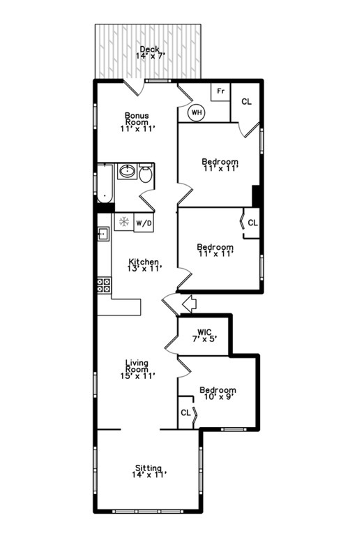 4313 West Parker Avenue Chicago, IL 60639 - Photo 16 of 17 a picture of a bench in front of a wall