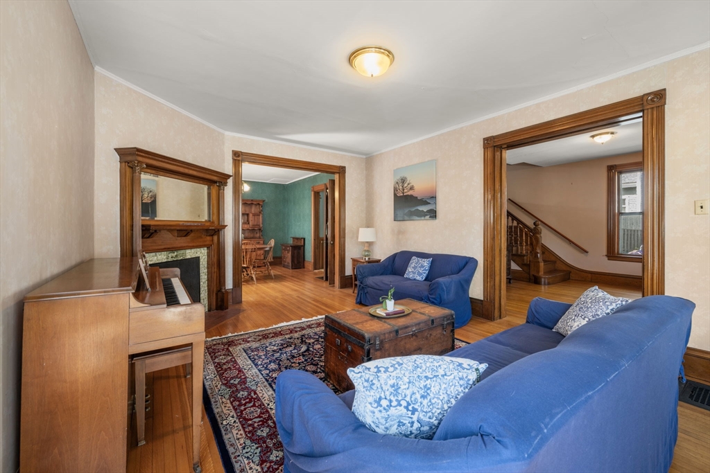 66 Jersey Street Marblehead, MA 01945 - Photo 13 of 31 a living room with furniture and a flat screen tv