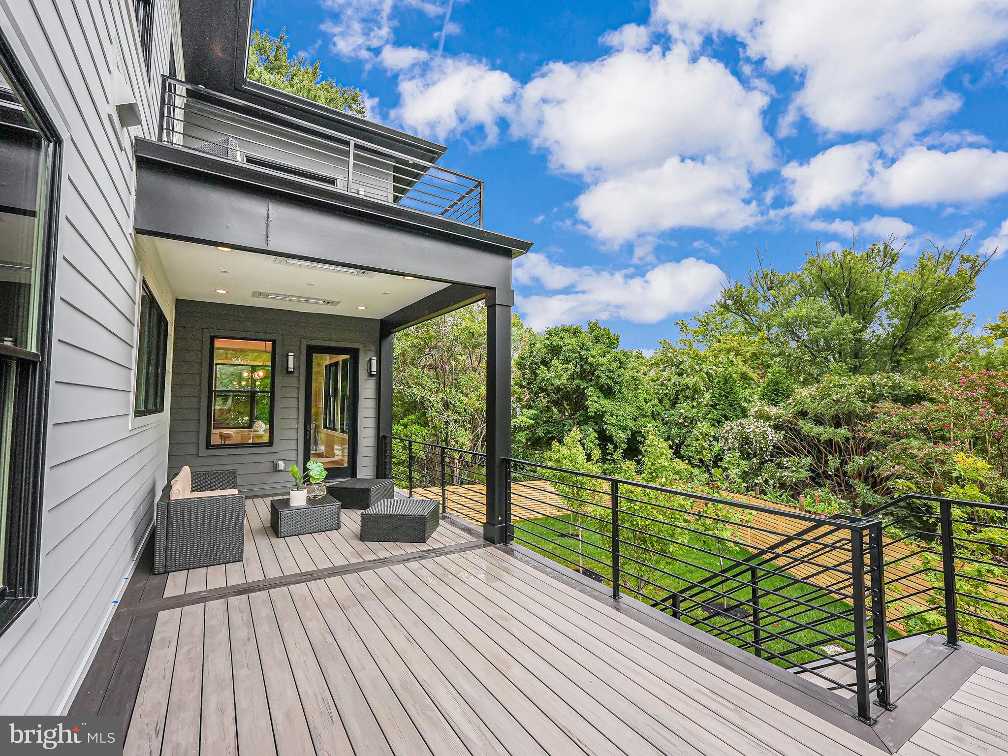 7925 Falstaff Road McLean, VA 22102 - Photo 56 of 58 a view of a balcony with wooden floor