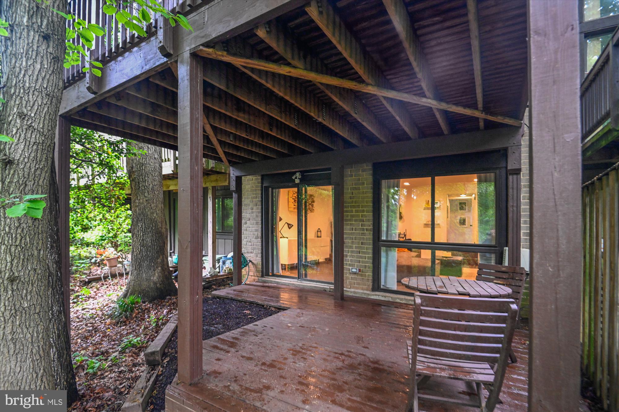 1551 Scandia Circle Reston, VA 20190 - Photo 25 of 41 Lower Level Deck (Raining!)
