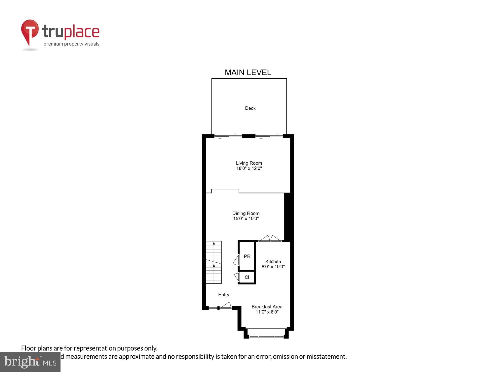 1551 Scandia Circle Reston, VA 20190 - Photo 39 of 41 Main Level Floor Plan