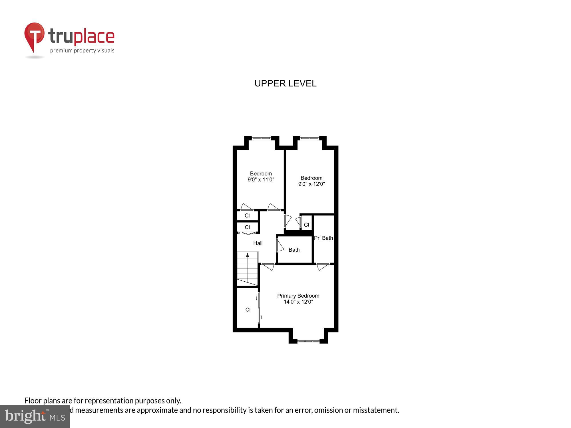 1551 Scandia Circle Reston, VA 20190 - Photo 40 of 41 Upper Level Floor Plan