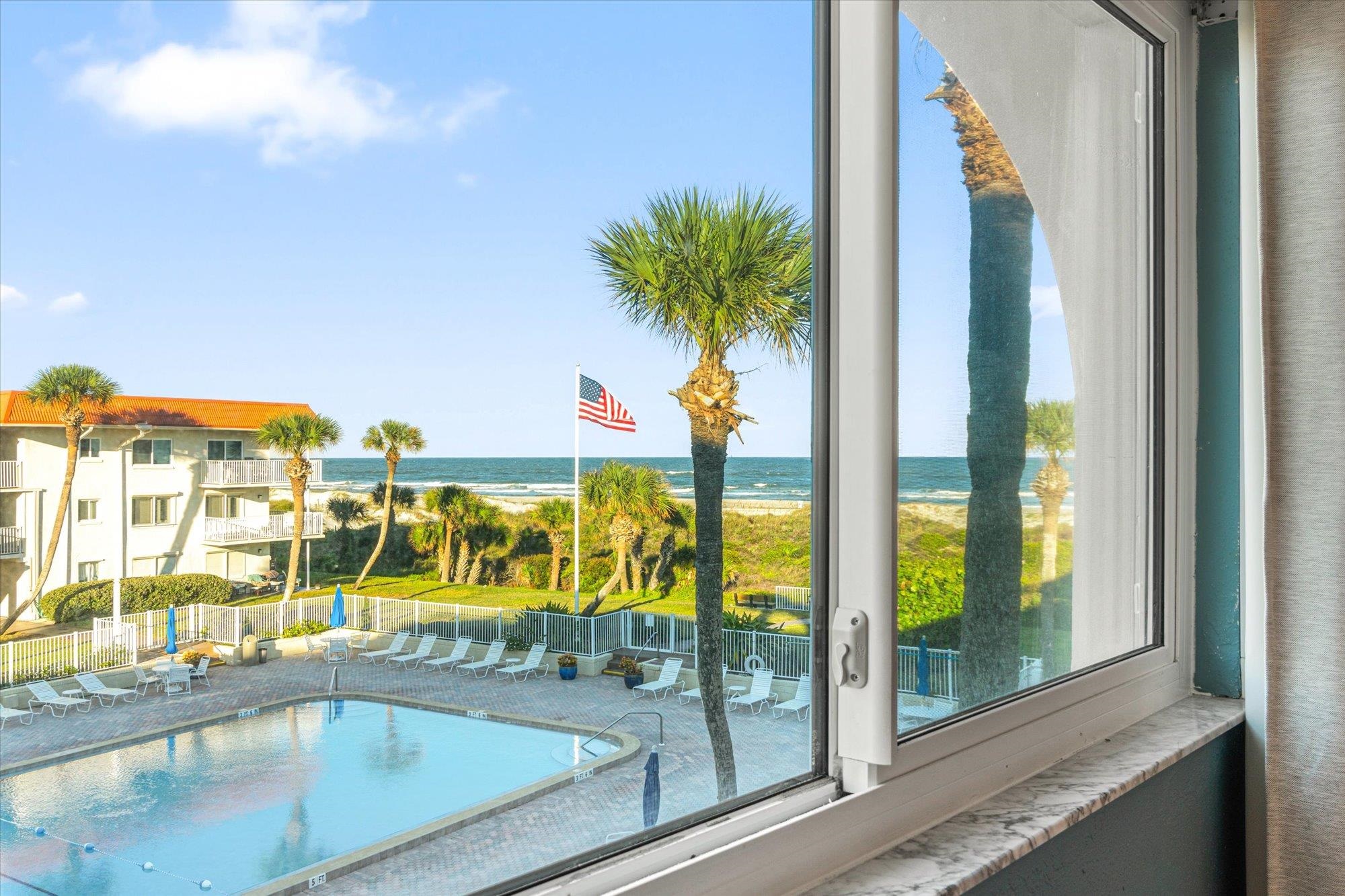 1 Ocean Trace Road, Unit 242 St. Augustine, FL 32080 - Photo 15 of 66 a view of a swimming pool