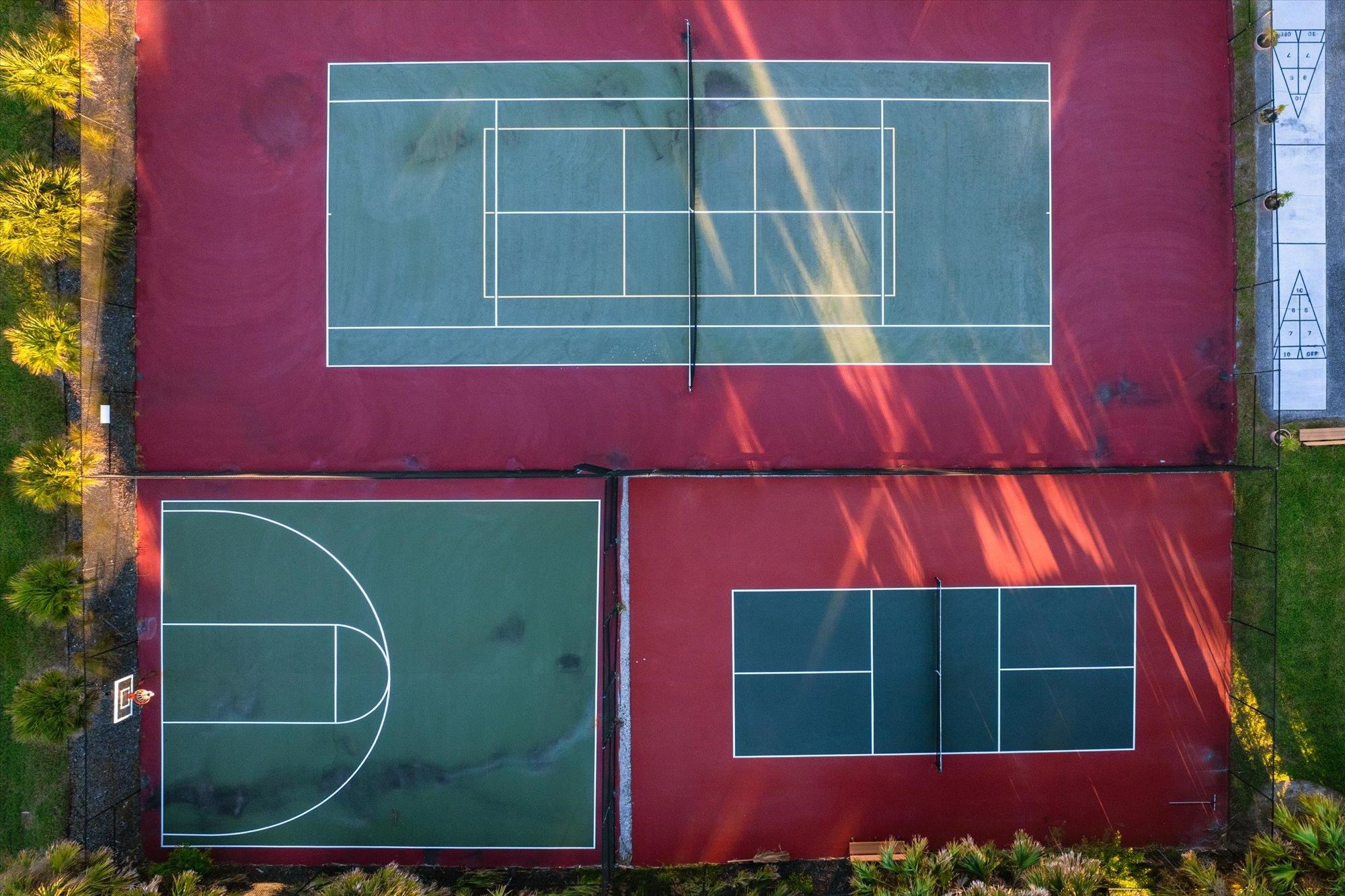 1 Ocean Trace Road, Unit 242 St. Augustine, FL 32080 - Photo 42 of 66 a view of a tennis court