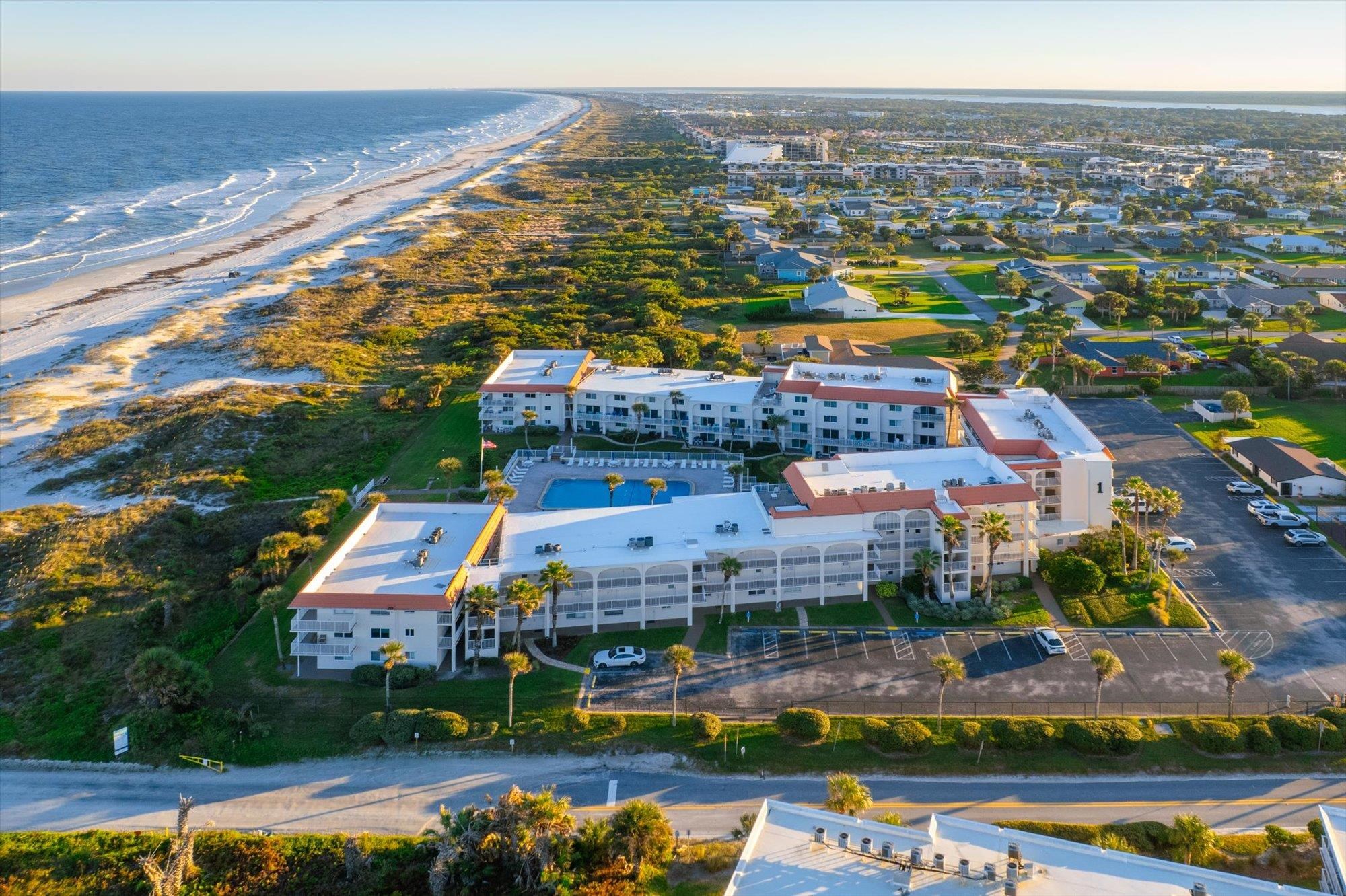 1 Ocean Trace Road, Unit 242 St. Augustine, FL 32080 - Photo 50 of 66 an aerial view of residential building with outdoor space
