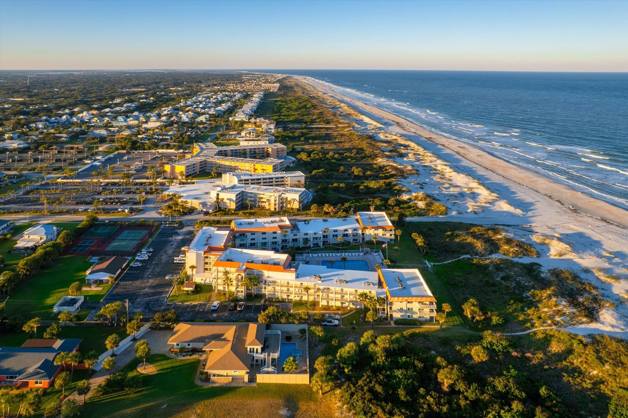 1 Ocean Trace Road, Unit 242 St. Augustine, FL 32080 - Photo 53 of 66 an aerial view of a house with a ocean view