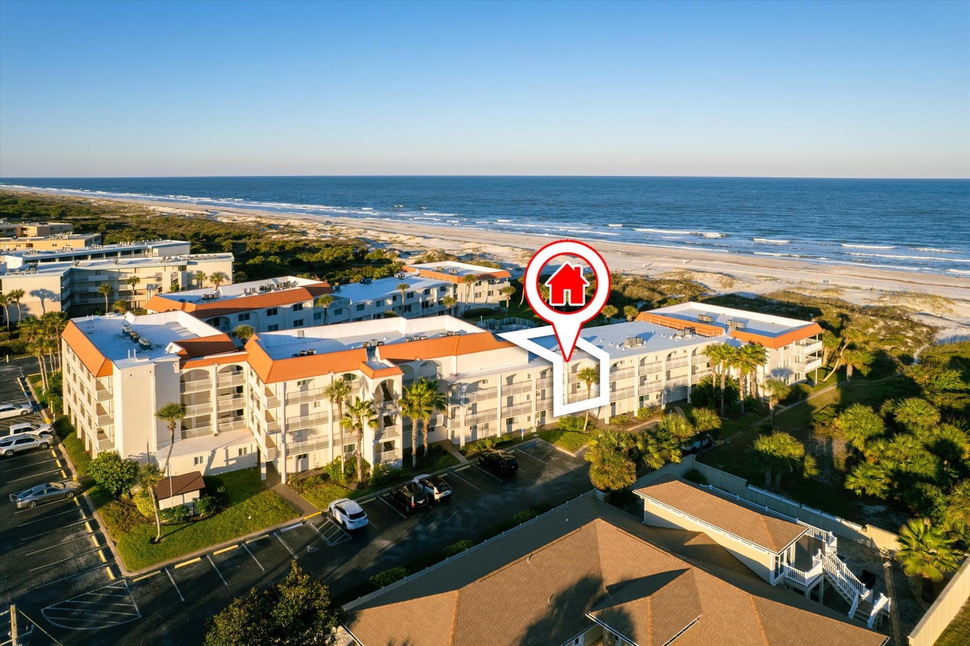 1 Ocean Trace Road, Unit 242 St. Augustine, FL 32080 - Photo 65 of 66 Bird's eye view of apartment complex / building