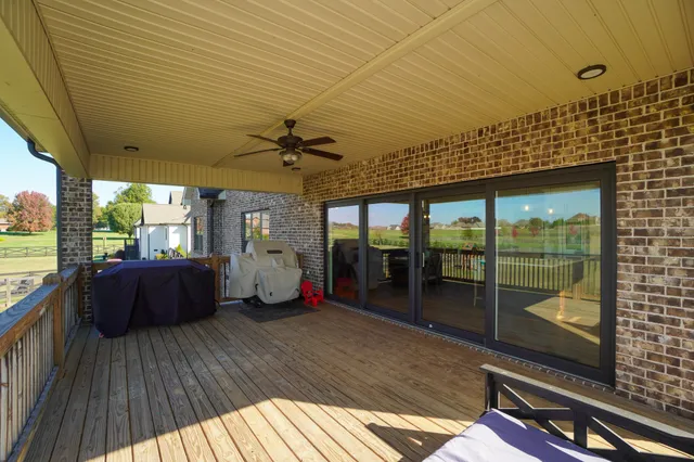 a view of an ocean and houses