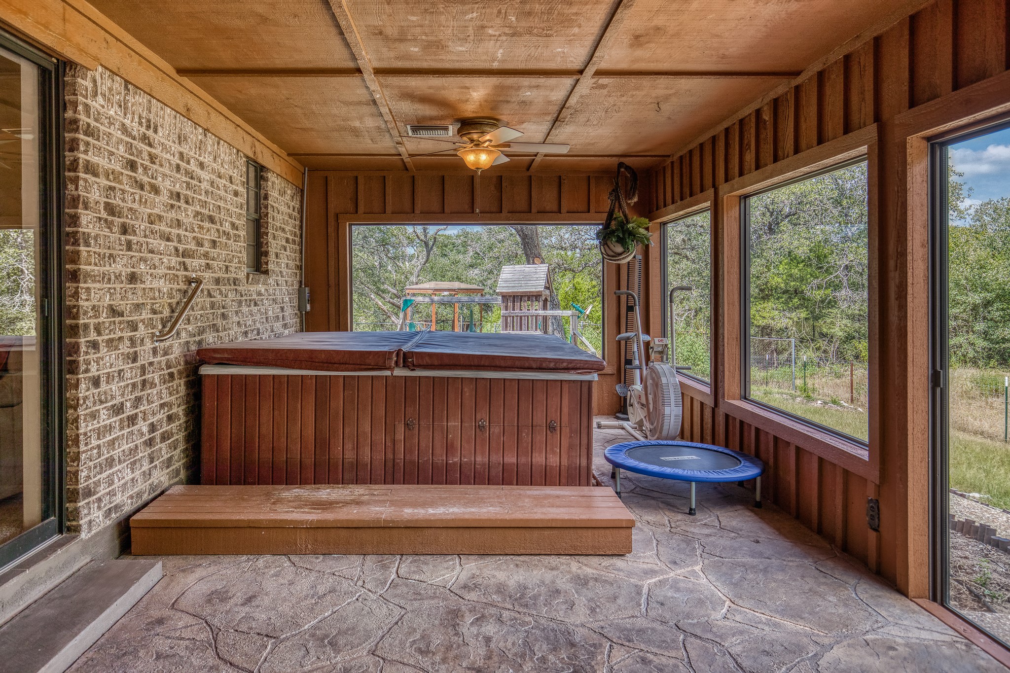 10639 Palestine Road Brenham, TX 77833 - Photo 32 of 42 a room with furniture and a fireplace