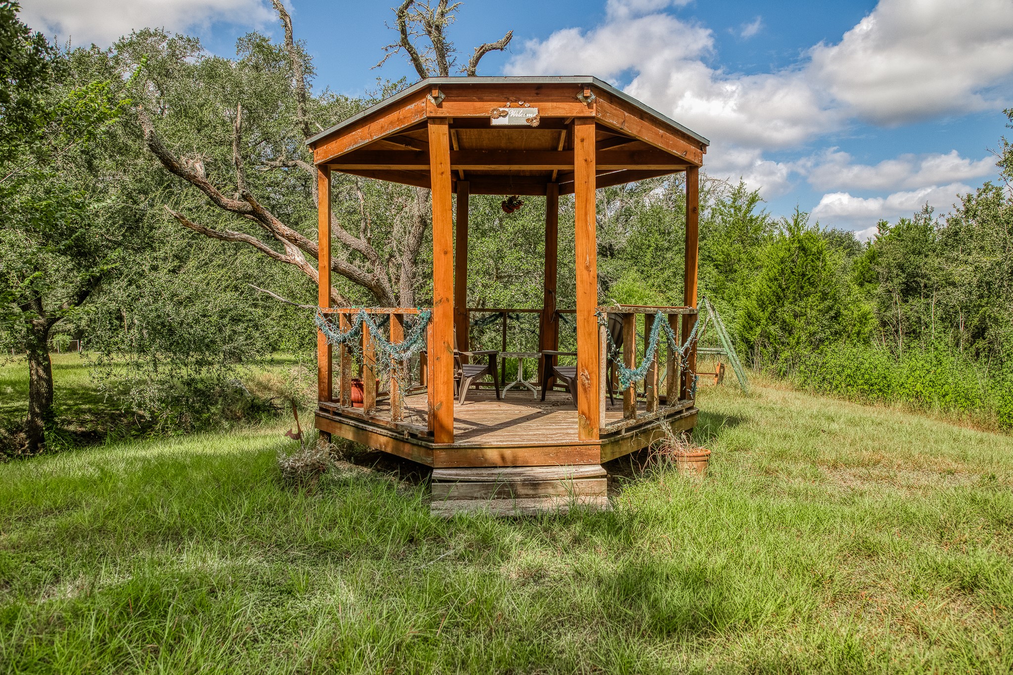 10639 Palestine Road Brenham, TX 77833 - Photo 34 of 42 a view of a backyard with a garden
