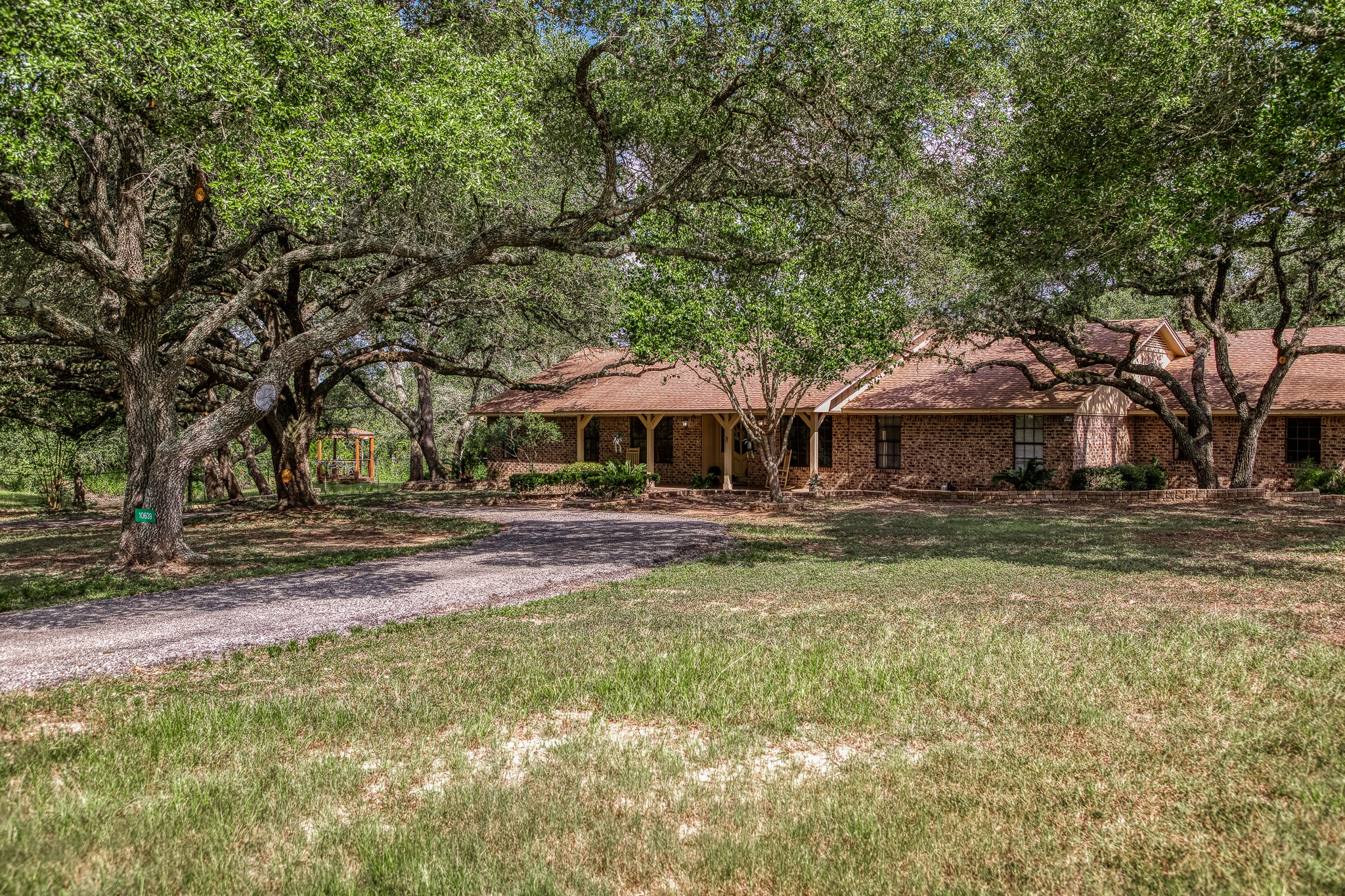 10639 Palestine Road Brenham, TX 77833 - Photo 41 of 42 a front view of a house with a yard