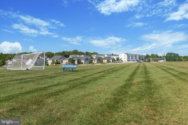 a view of a lake with houses