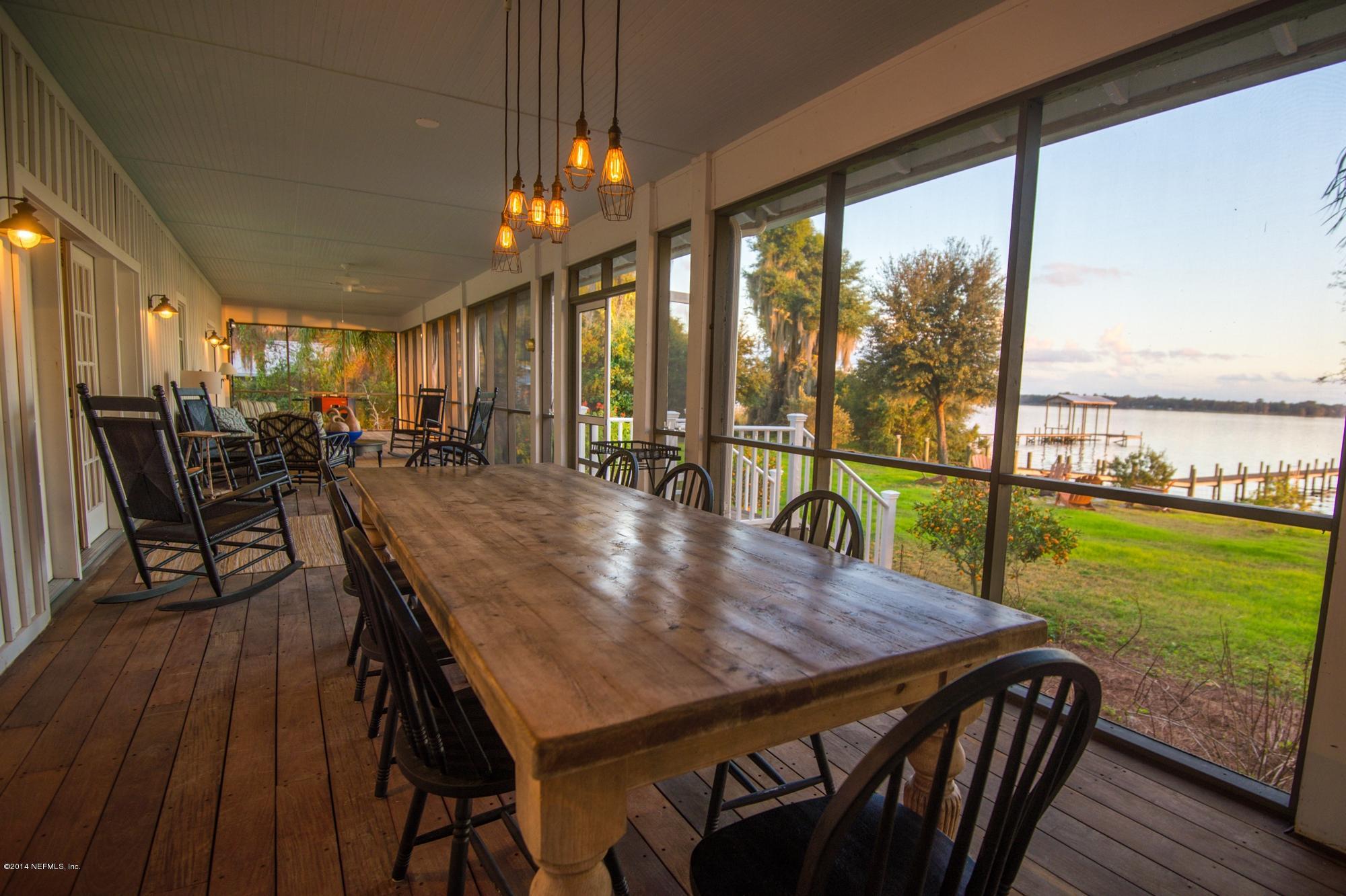 413 West River Road Palatka, FL 32177 - Photo 41 of 69 Screened Wrap-around porch