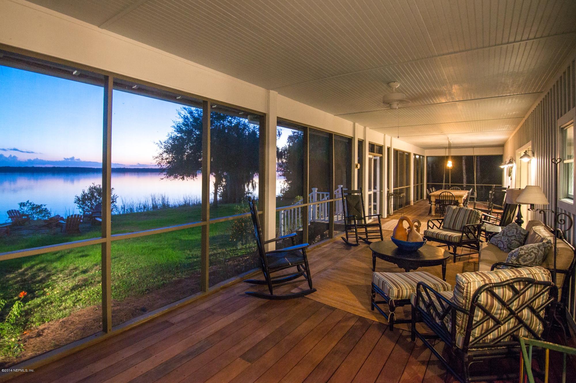413 West River Road Palatka, FL 32177 - Photo 43 of 69 Screened Wrap-around porch
