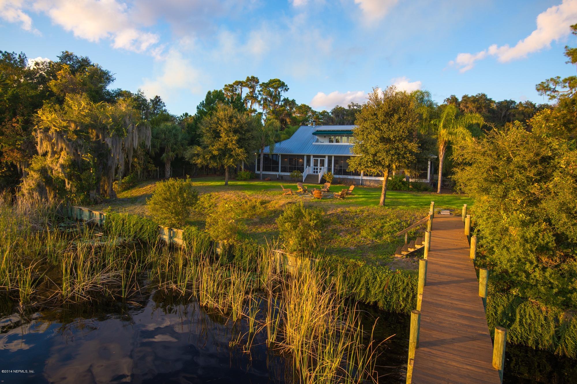 413 West River Road Palatka, FL 32177 - Photo 66 of 69 Rear view from Dock