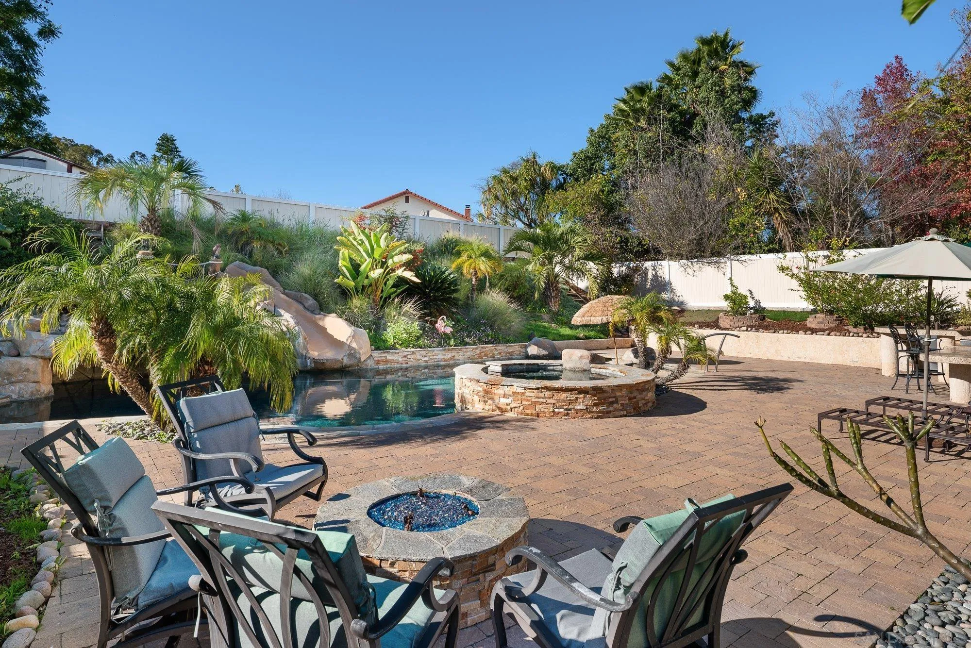 14274 Woodcreek Road Poway, CA 92064 - Photo 41 of 57 a view of a swimming pool with chairs
