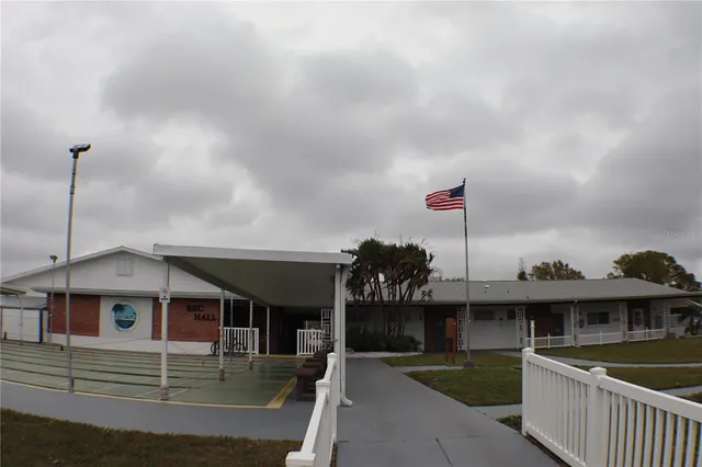 a front view of a house with entertaining space