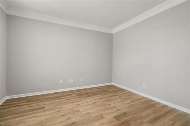 wooden floor in an empty room