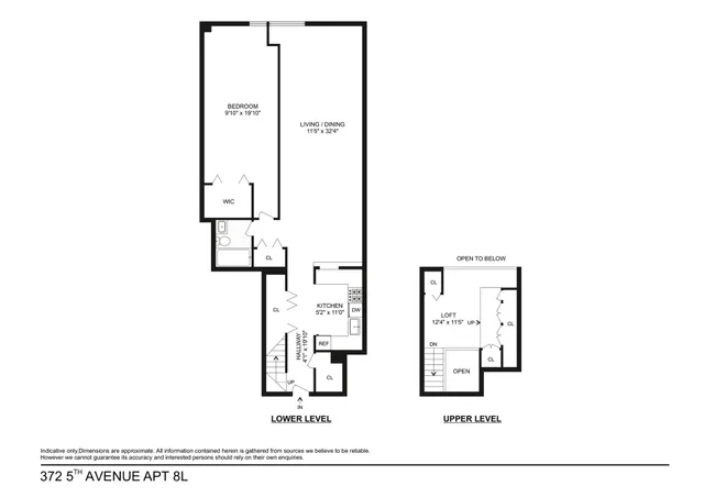 $550,000 | 372 5th Avenue, Unit 8L | Midtown South