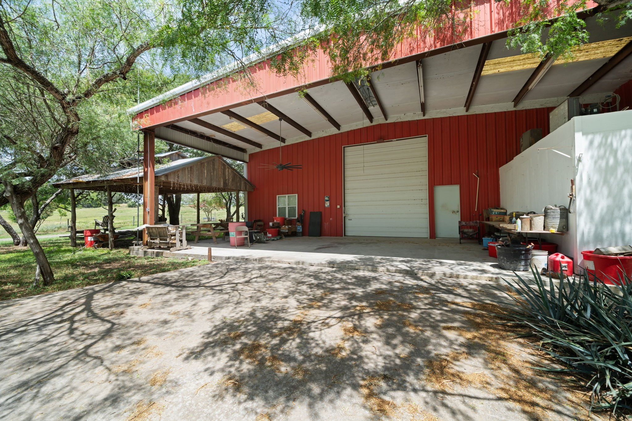 3541 Highway 159 La Grange, TX 78945 - Photo 44 of 45 This open-air storage space provides easy access and protection from the elements for larger equipment.
