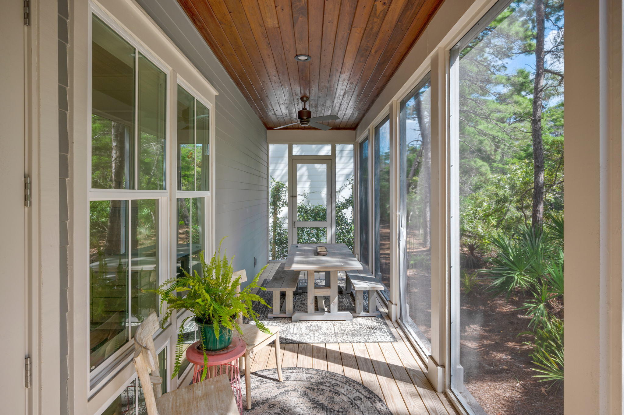 295 Matt's Way Santa Rosa Beach, FL 32459 - Photo 19 of 48 a view of balcony with furniture and garden