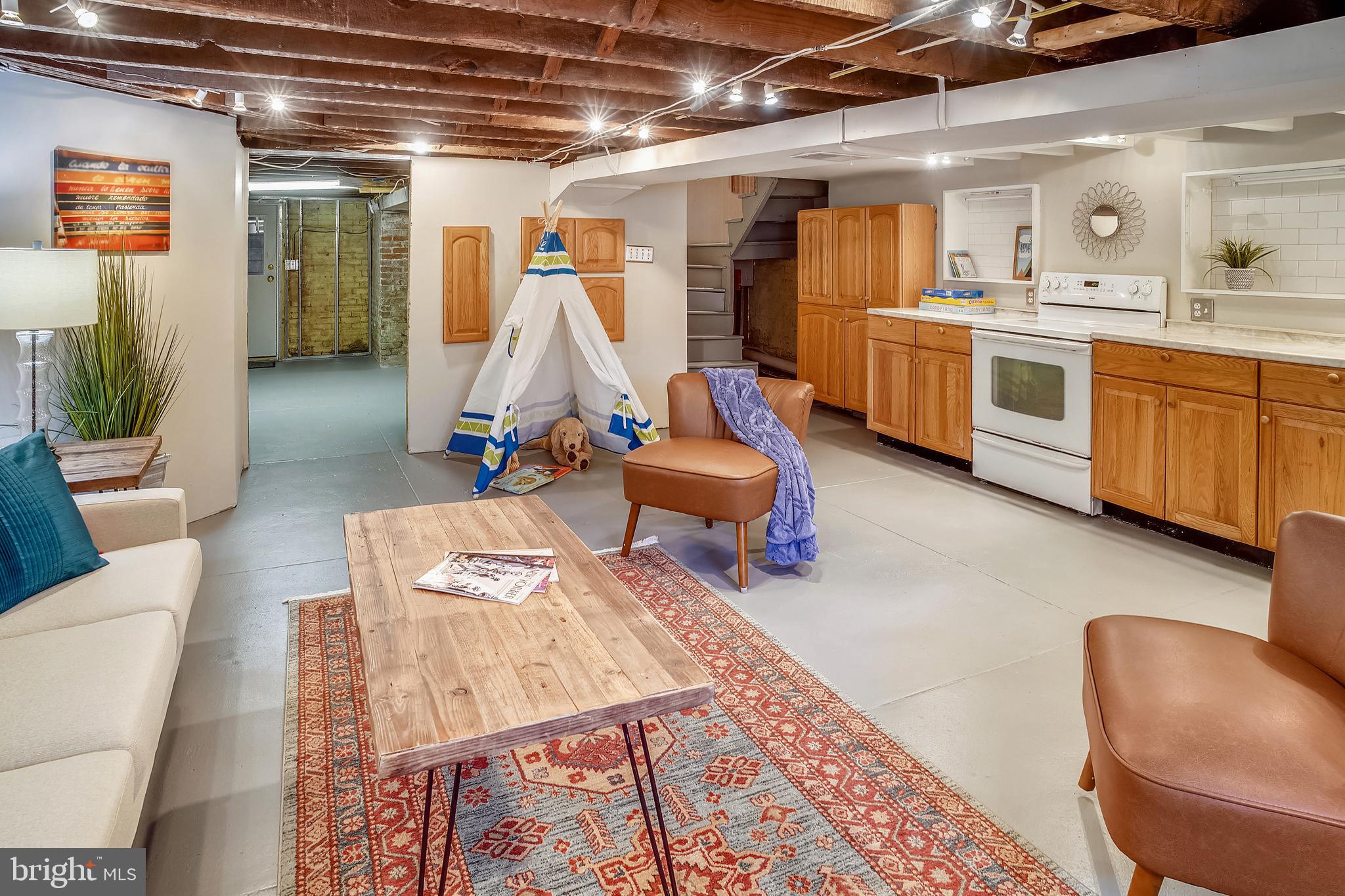 1322 Riggs Street Northwest Washington, DC 20009 - Photo 27 of 40 Basement Rec Room