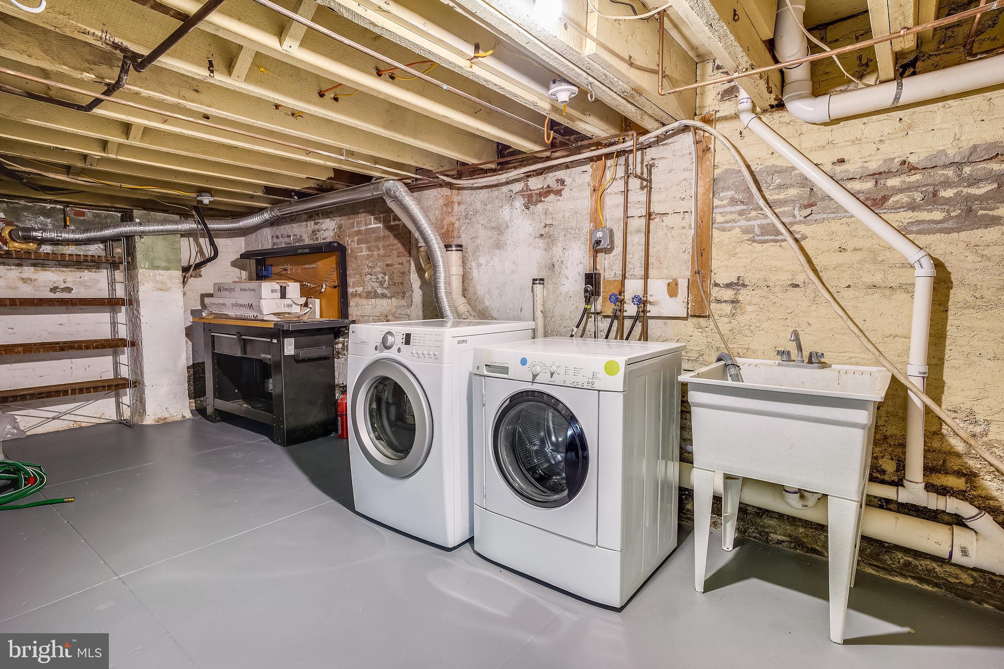 1322 Riggs Street Northwest Washington, DC 20009 - Photo 29 of 40 Laundry and Storage