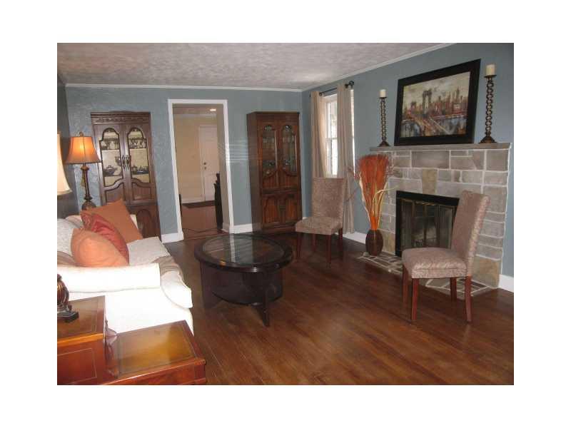 286 Sleepy Hollow Road Mt. Lebanon, PA 15228 - Photo 3 of 14 Living Room. Living Room has beautiful stone fireplace