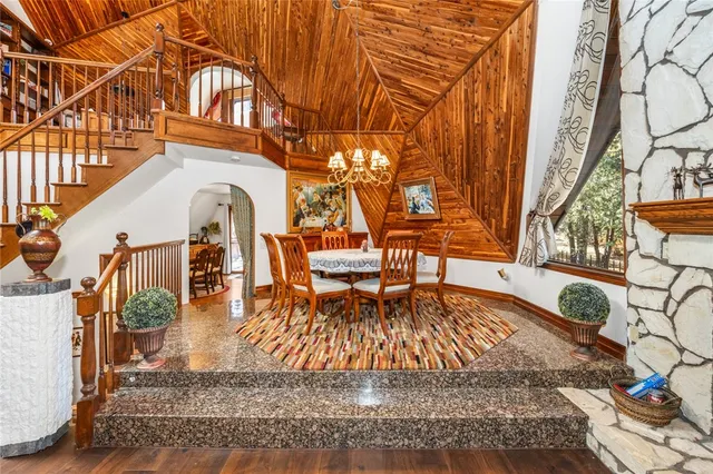 a view of living room filled with furniture