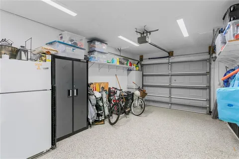 a view of a storage in a room