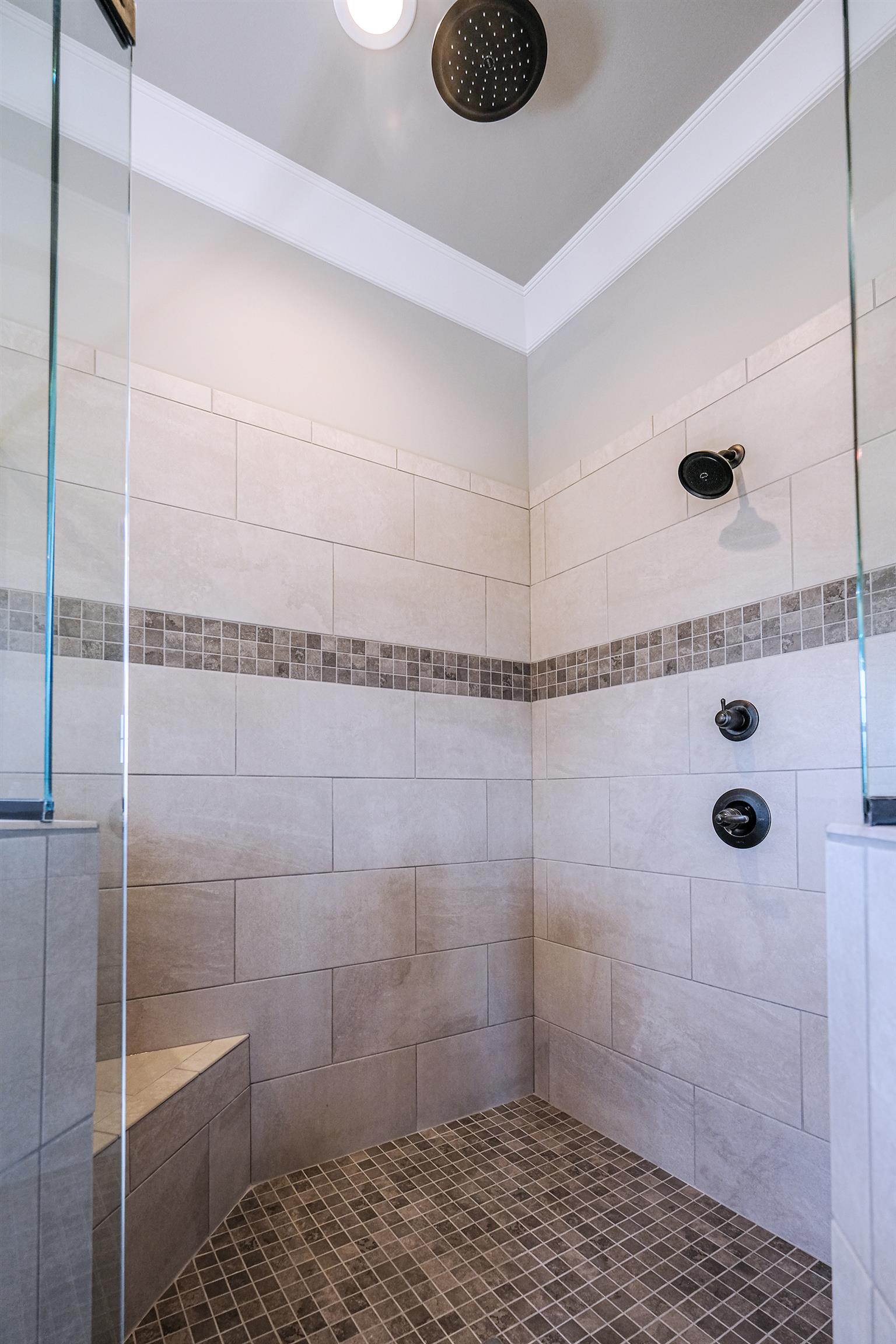 2039 Autumn Ridge Way Spring Hill, TN 37174 - Photo 18 of 30 Spacious shower with rain head faucet and shower faucet.