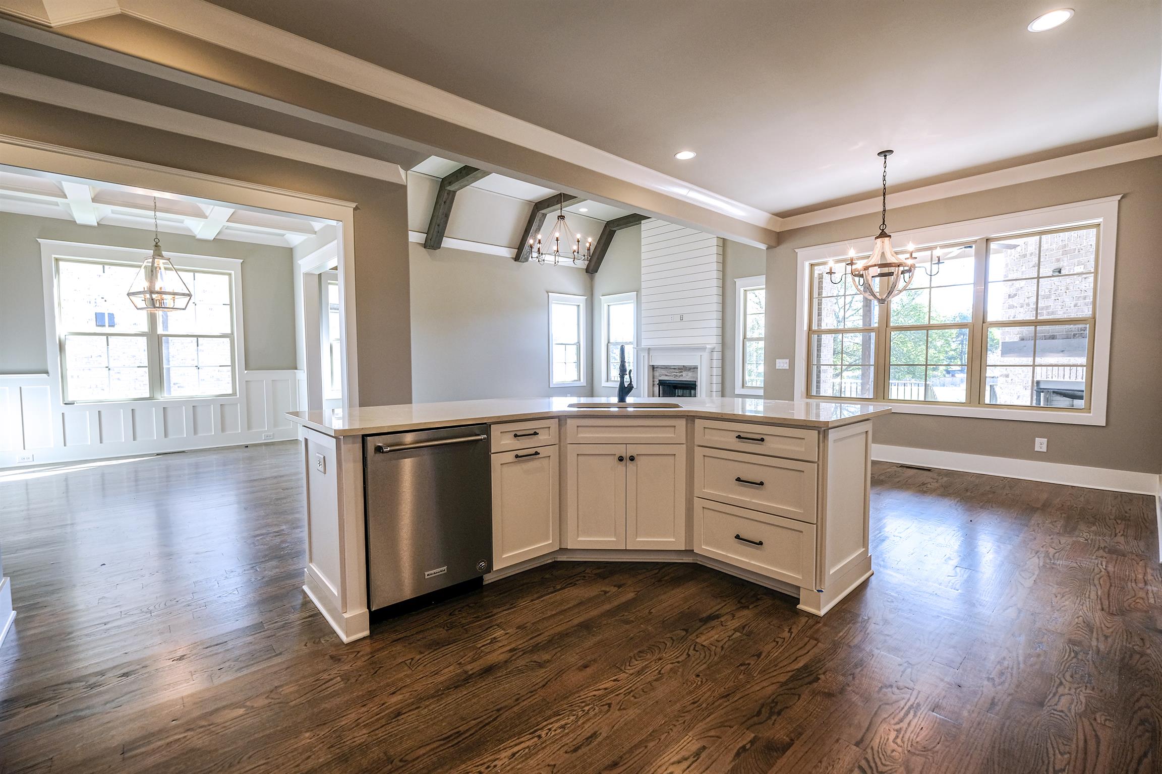 2039 Autumn Ridge Way Spring Hill, TN 37174 - Photo 8 of 30 Large kitchen with entertainment island and eat-in area.
